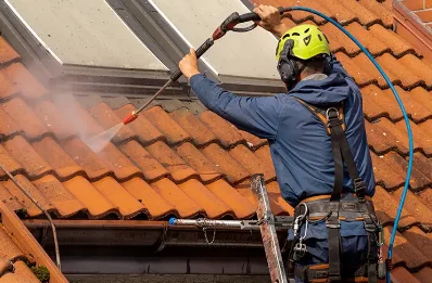 Démoussage et hydrofuge de toiture à Primelin